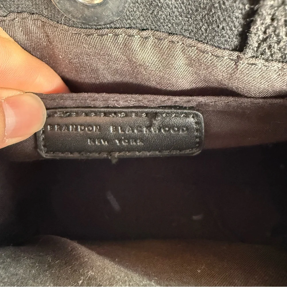 Brandon Blackwood New york end systemic racism black mini tote bag